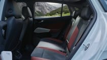 Volkswagen ID.5 white interior back seats