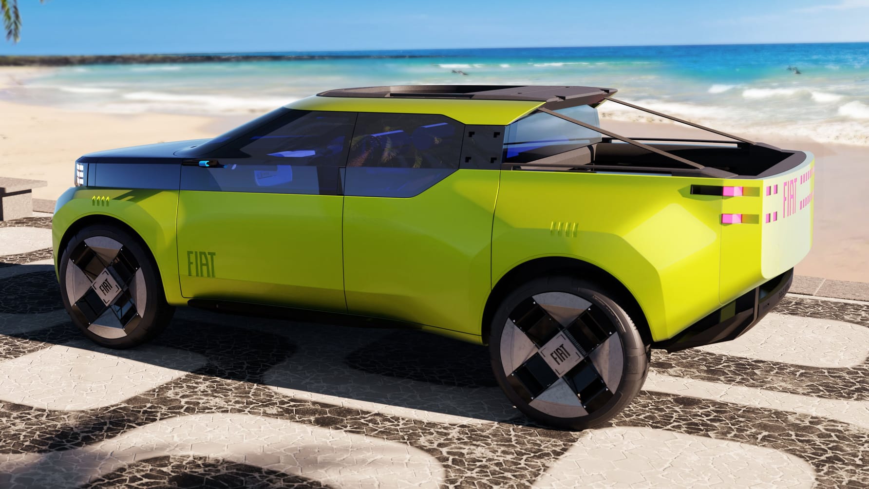 Surprise! Fiat reveals five Panda concepts including a pickup and ...