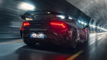 Lamborghini Huracan STO Tunnel Run rear