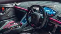 Lamborghini Huracan STO Tunnel Run interior