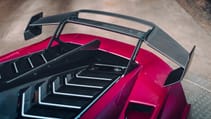 Lamborghini Huracan STO Tunnel Run rear wing and aero