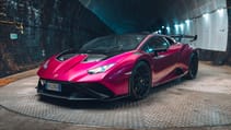 Lamborghini Huracan STO Tunnel Run front