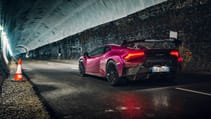 Lamborghini Huracan STO Tunnel Run rear