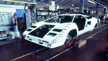 Lamborghini Countach archive assembly line