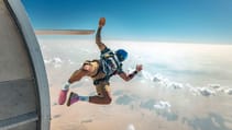 Lewis Hamilton skydiving
