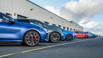 Alpine A290, Audi S3, BMW M135, Cupra Born VZ, Ford Focus ST Edition, Honda Civic Type R, Hyundai Ioniq 5 N, Mini Cooper S, Toyota GR Yaris, Volkswagen Golf GTI Clubsport