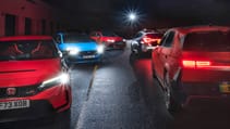 Alpine A290, Audi S3, BMW M135, Cupra Born VZ, Ford Focus ST Edition, Honda Civic Type R, Hyundai Ioniq 5 N, Mini Cooper S, Toyota GR Yaris, Volkswagen Golf GTI Clubsport