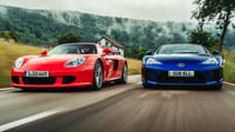Porsche Carrera GT, Lexus LFA