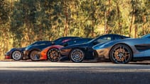 Kimera Evo37, Lamborghini Revuelto, Porsche 911 GT3 RS Manthey, Aston Martin Vanquish, BMW M2 CS