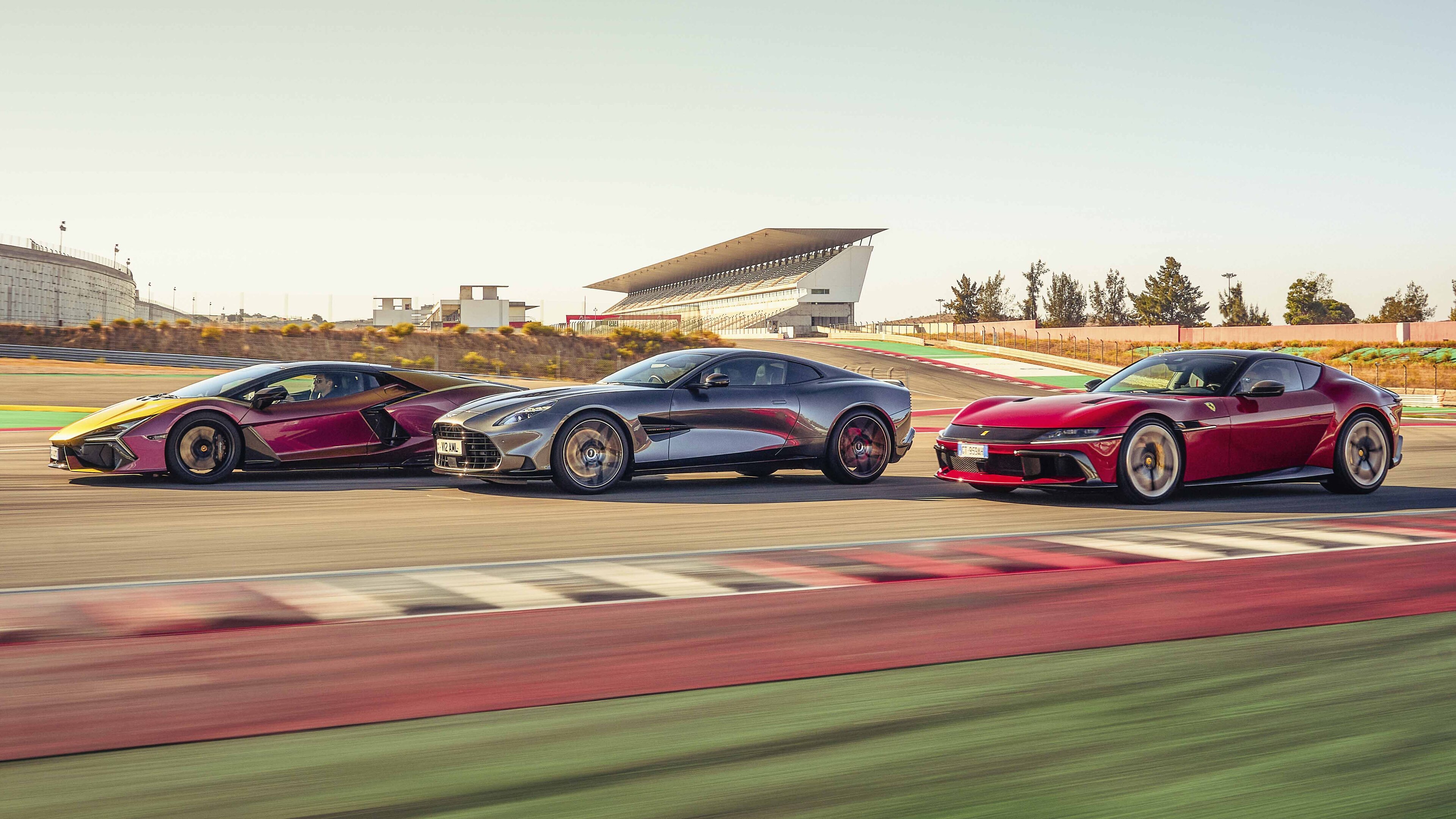 Aston Martin Vanquish, Ferrari 12Cilindri, Lamborghini Revuelto