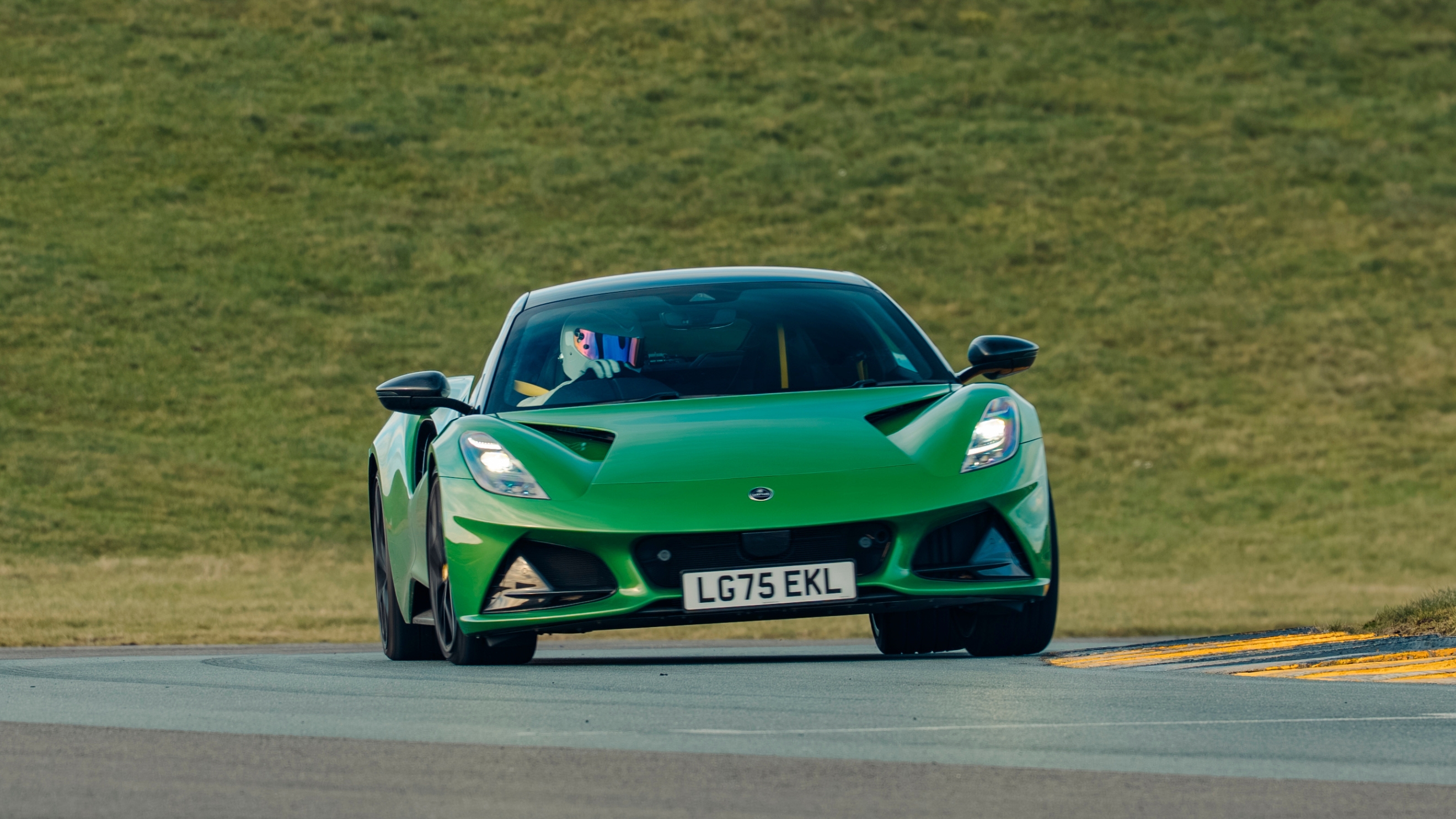 Lotus Emira pictured from the front