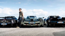 Pagani Utopia Roadster, Pagani Huayra Roadster, Pagani Zonda F Roadster