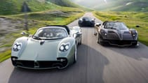 Pagani Utopia Roadster, Pagani Huayra Roadster, Pagani Zonda F Roadster