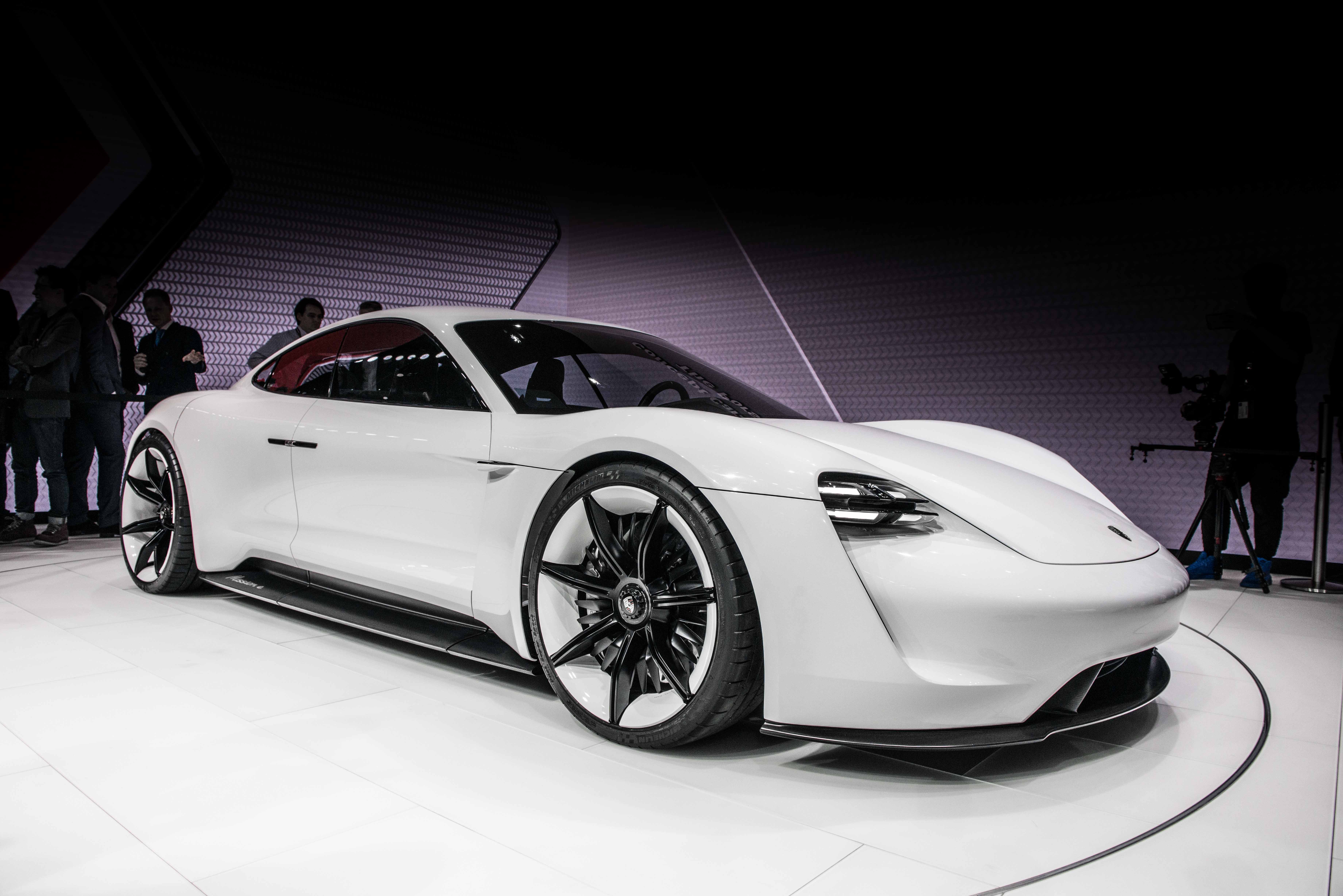 This is the Mission E, Porsche's 600bhp, all-electric sports car of 2018