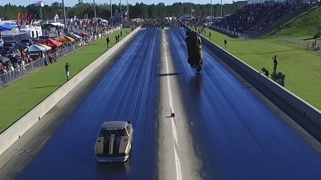 Video: watch a dragster fly down the strip… literally | Top Gear