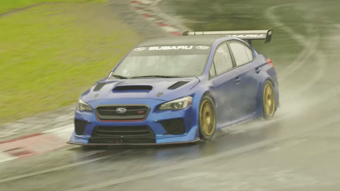 This Subaru Wrx Sti Is Going For The Nurburgring Record Top Gear