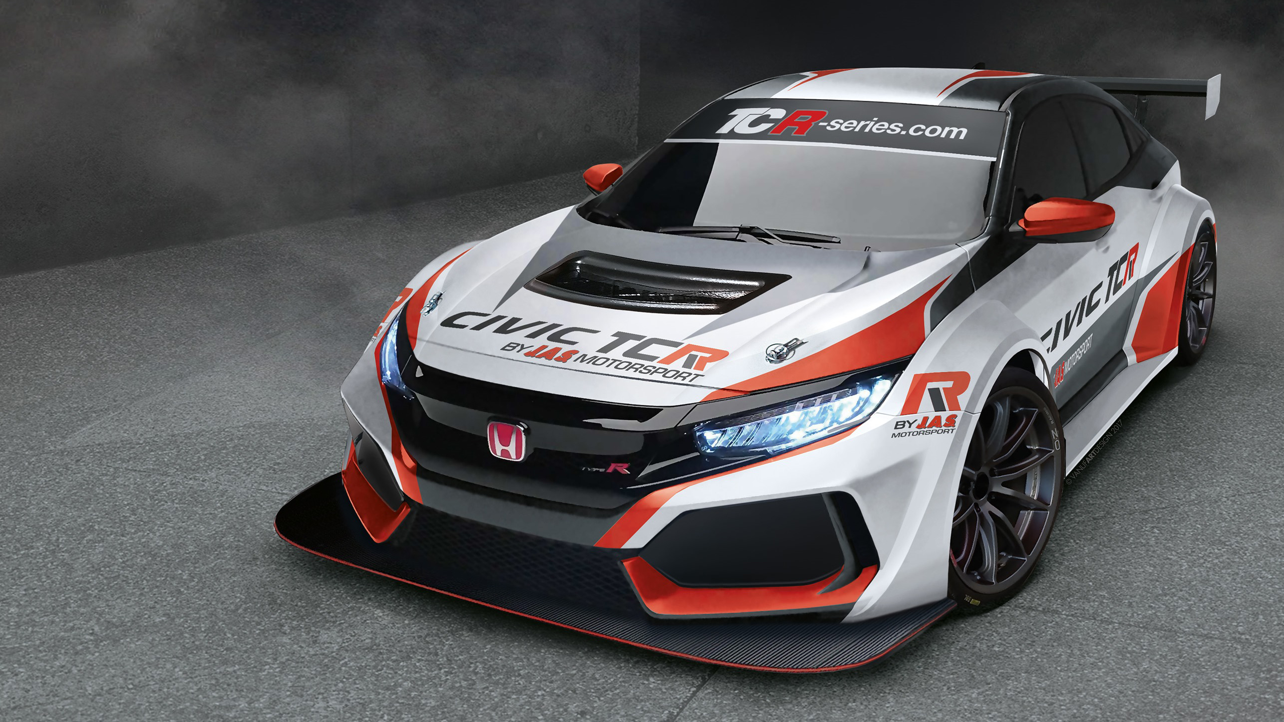 The new Honda Civic Type R has morphed into a mad touring car