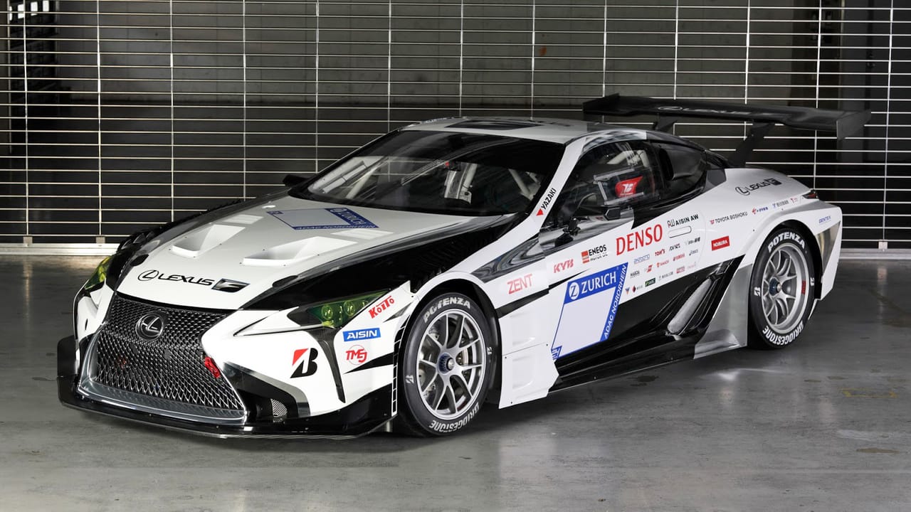 This is a Lexus LC500 endurance racer Top Gear