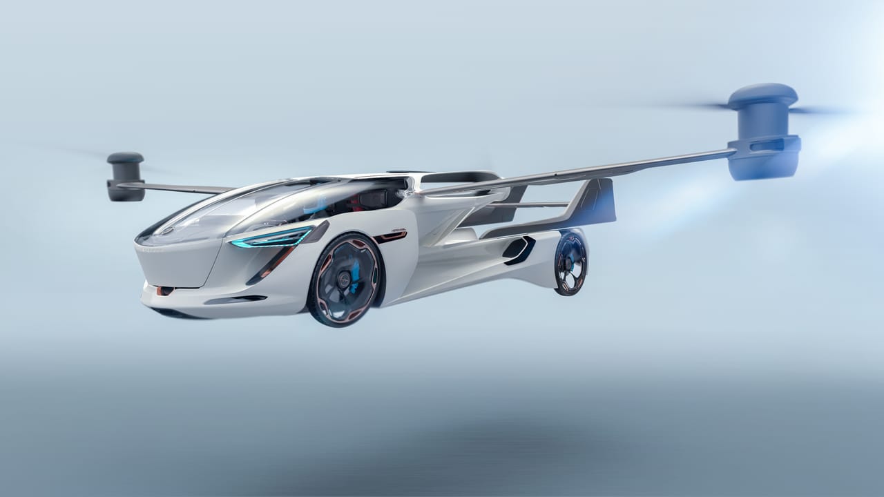 Как выглядит летающая машина Meet the fully electric flying taxi of the future Top Gear