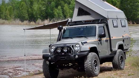 Abandon your house, live in AEV's Jeep Wrangler 'Outpost II' | Top Gear