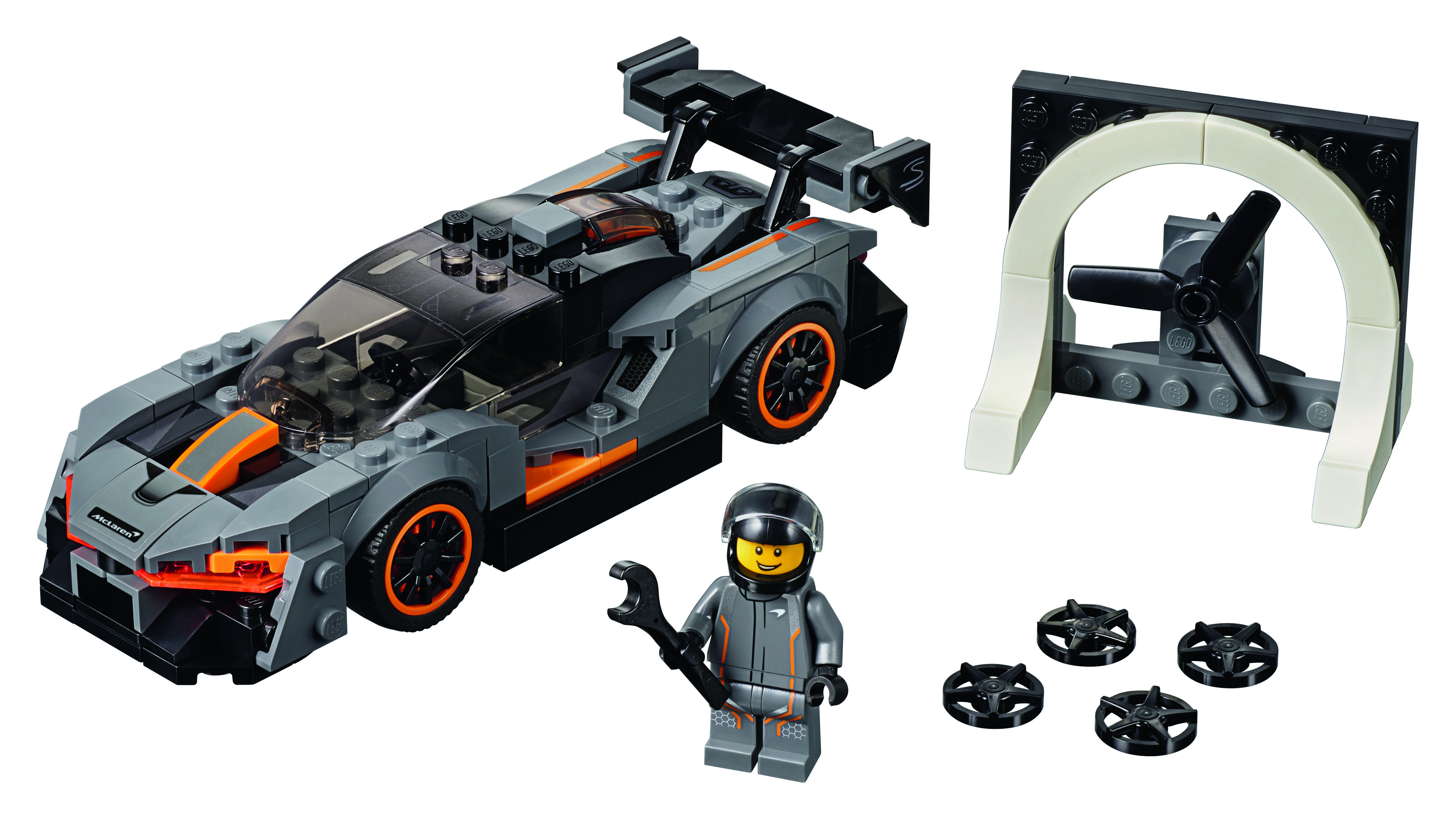 Behold: it's a full-size Lego McLaren Senna!