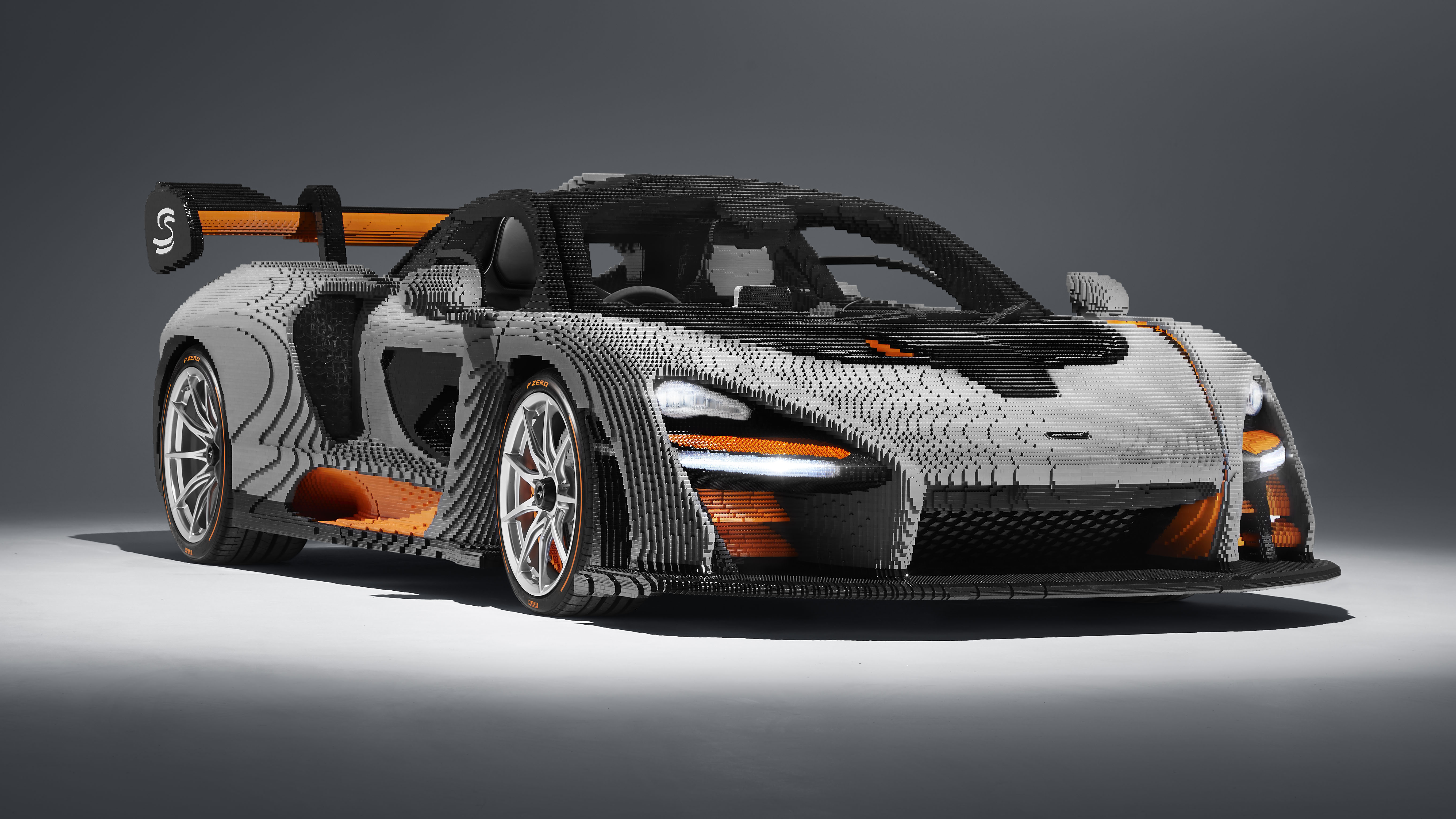 Behold: it's a full-size Lego McLaren Senna!