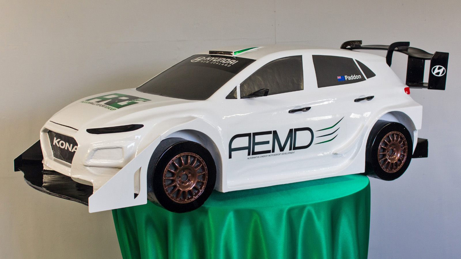 Hyundai kona best sale electric rally car
