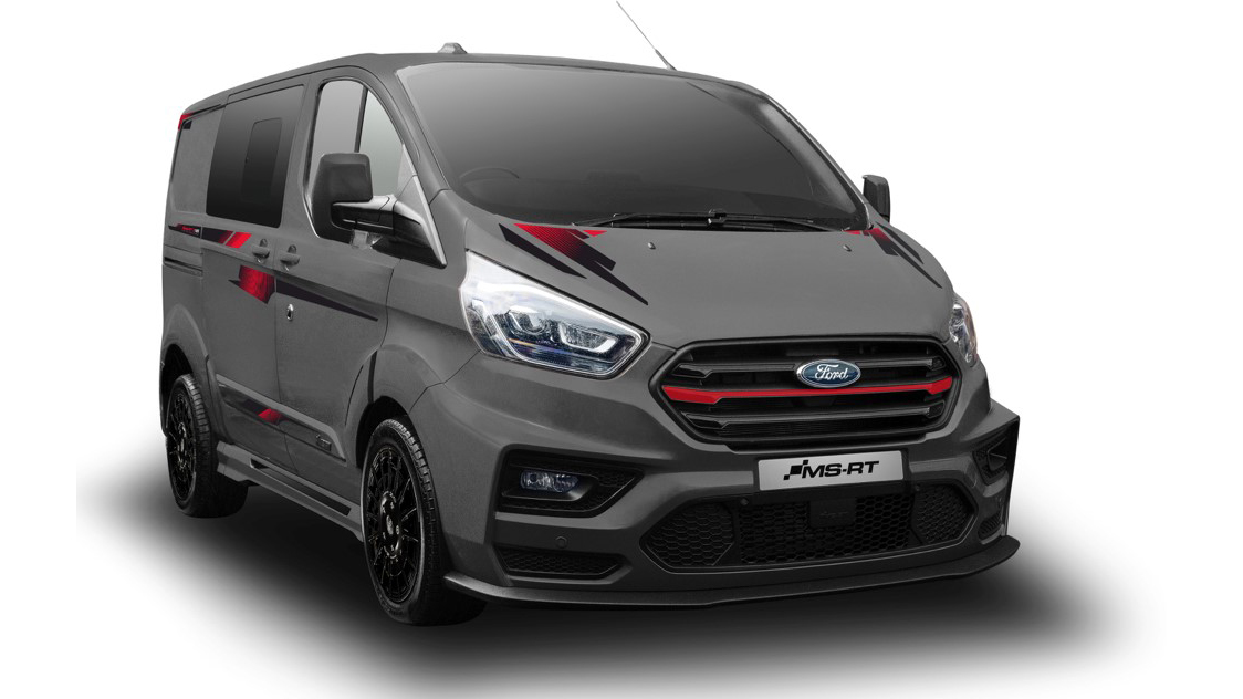 Ford Transit Custom Sported Up With Carbon Bits