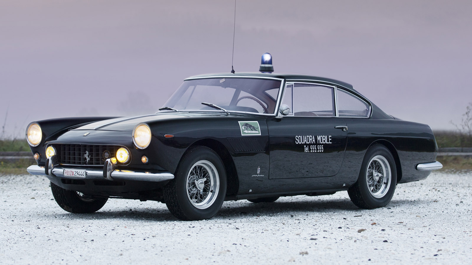 Yep, это actual Ferrari 250 GTE police car  Top Gear