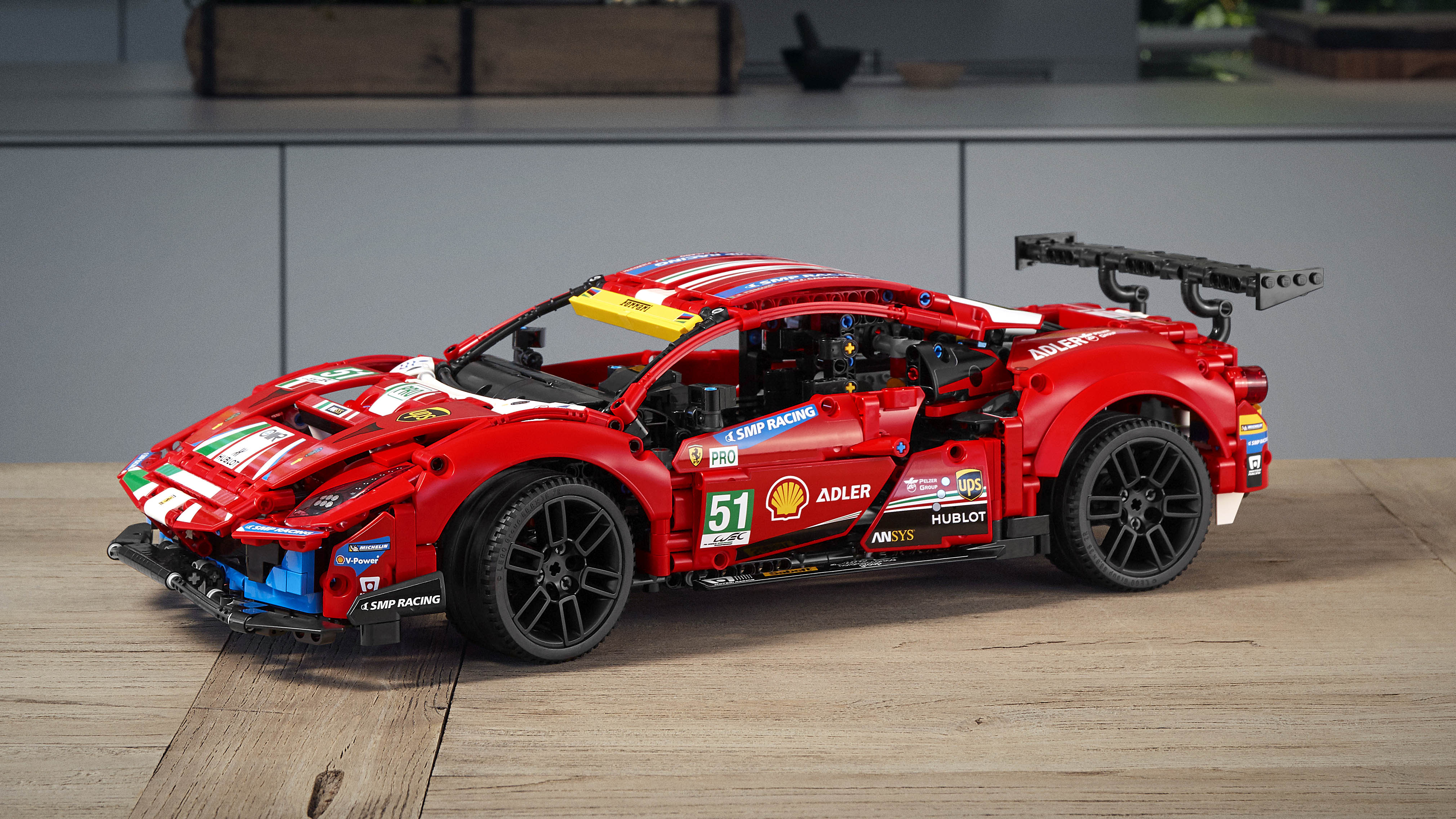 The latest Lego Technic model is a Ferrari 488 GTE