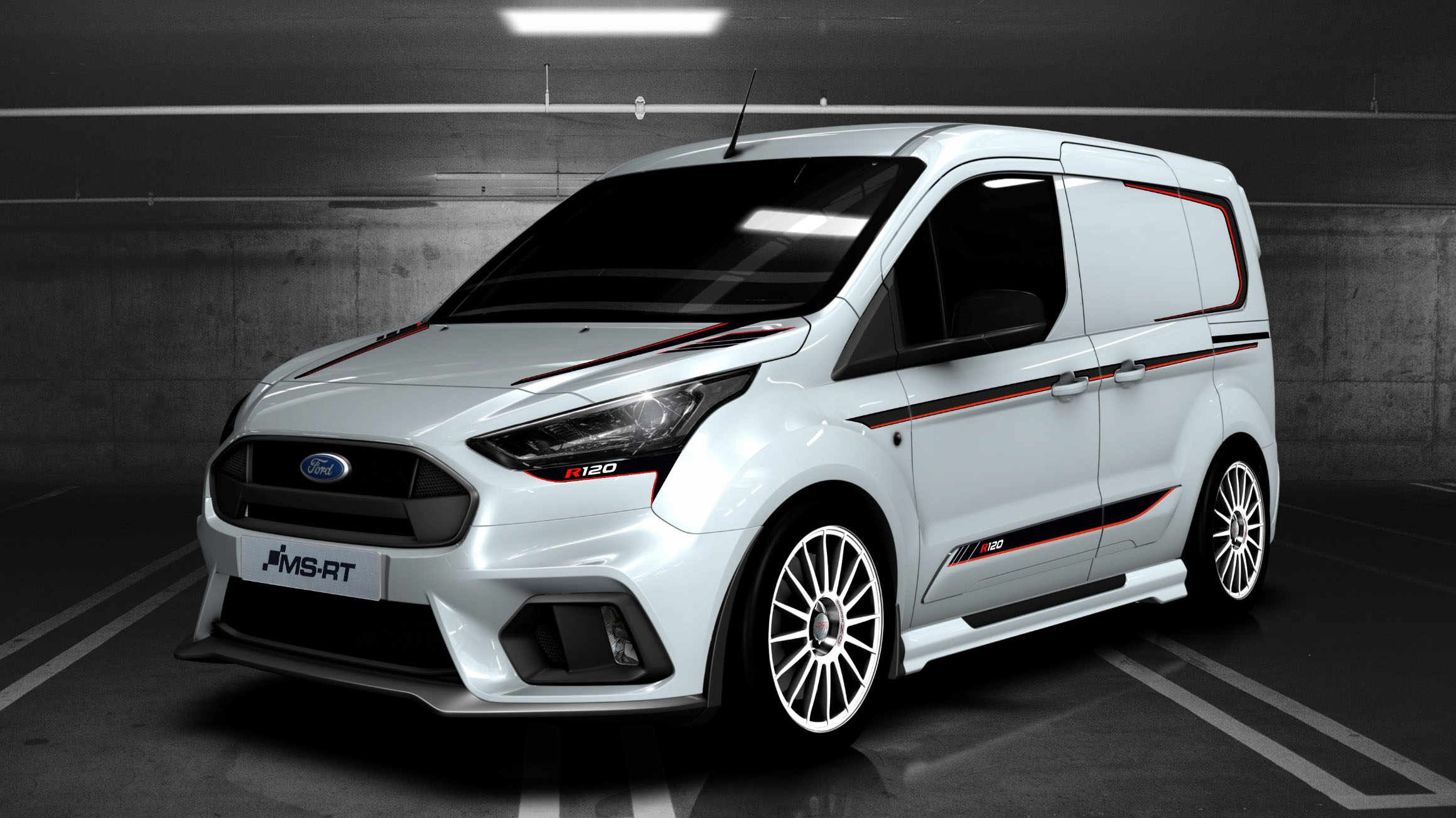 MS-RT's Ford Transit Connect wants to be a WRC car when it grows up