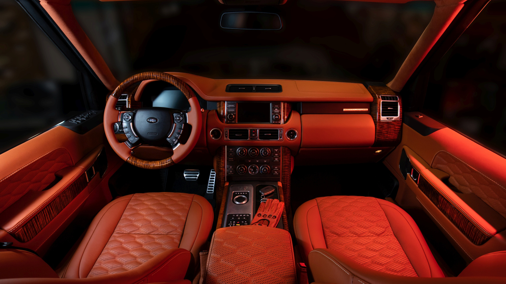 Prepare your eyes for this custom Range Rover interior Top Gear