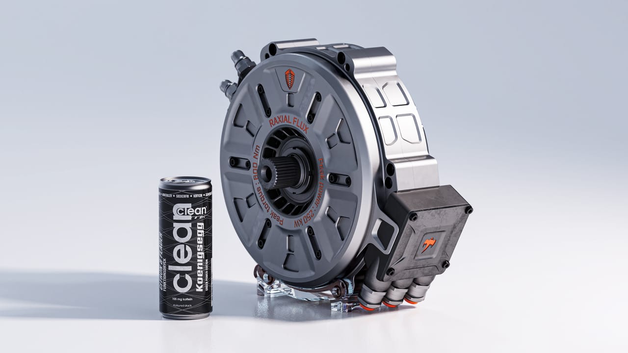 Check out Koenigsegg’s super lightweight electric motor