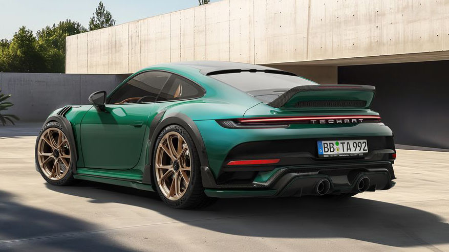 The Techart GTstreet R Touring is a 911 Turbo S which does 217mph