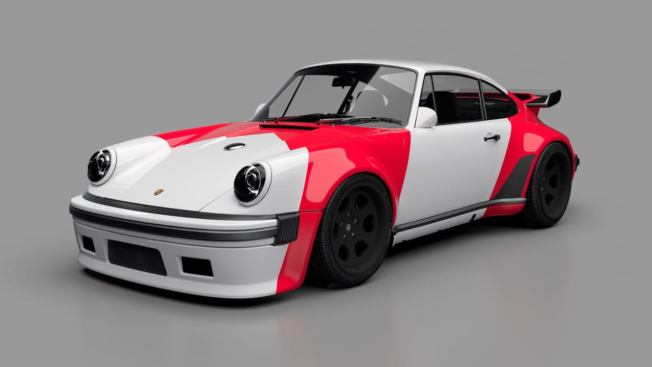 ランザンテは1980年代のポルシェ-TAG F1エンジンを930ターボに搭載しました。