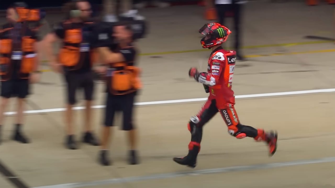 MotoGP Race Start Chaos