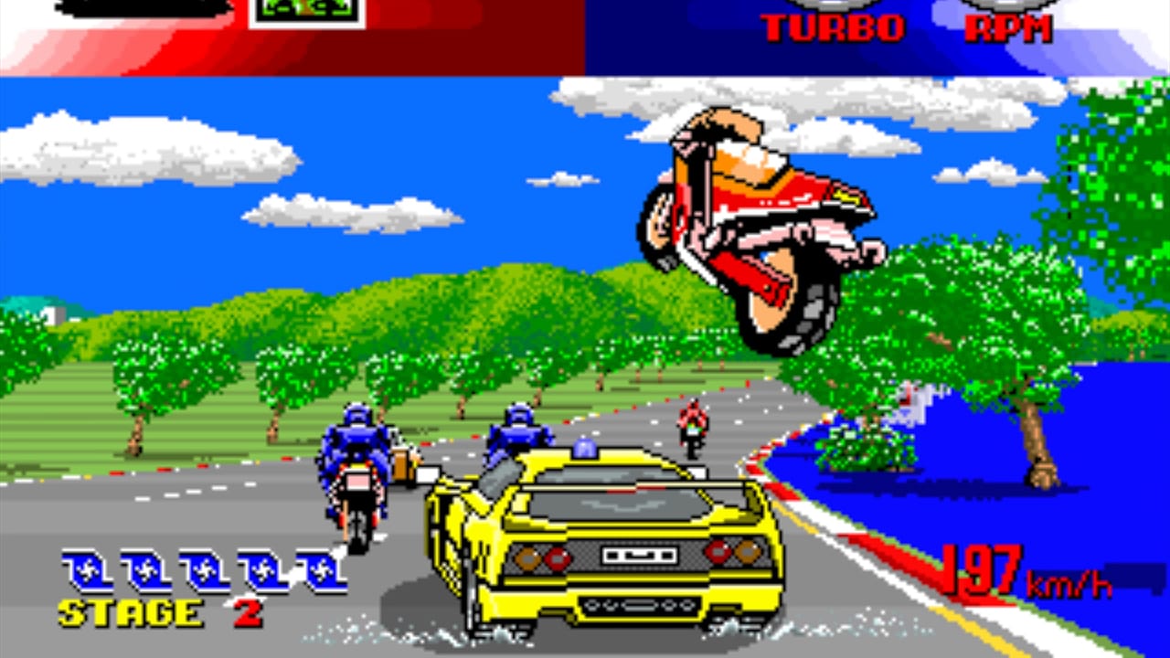 Ferrari F40 in Round Up 5 Game