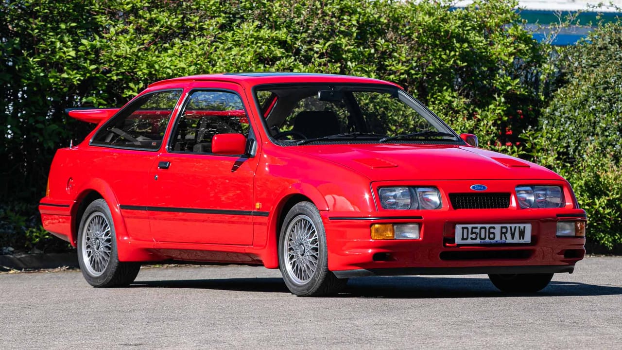 1986 Ford Sierra RS Cosworth in Rosso Red