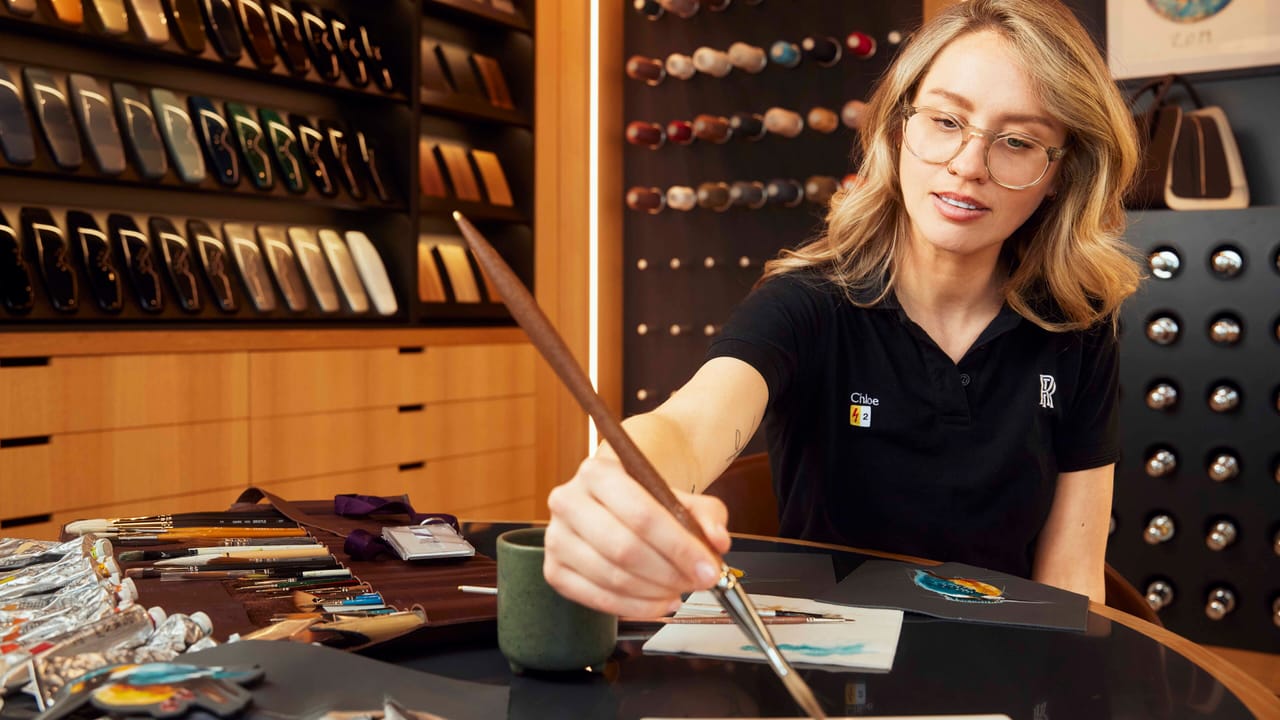 Chloe Dowsett at Rolls-Royce