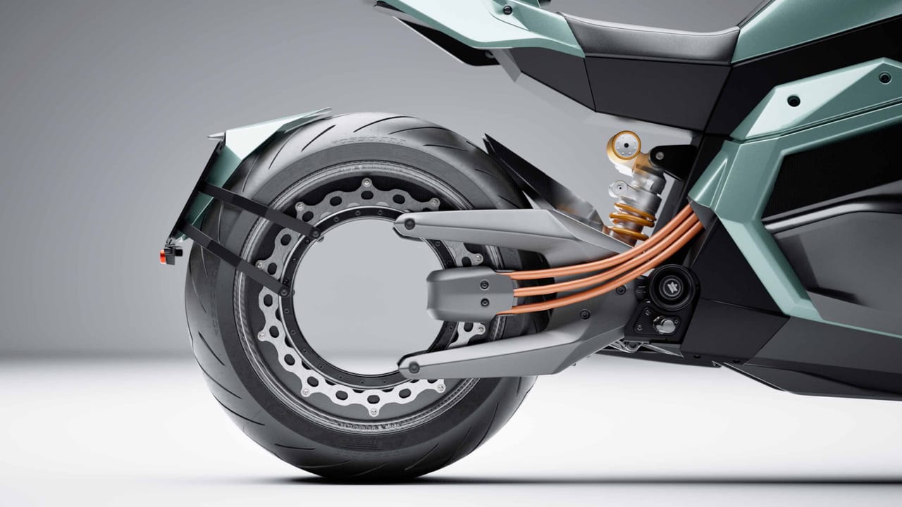 Verge TS Ultra 6 in-wheel motor technology