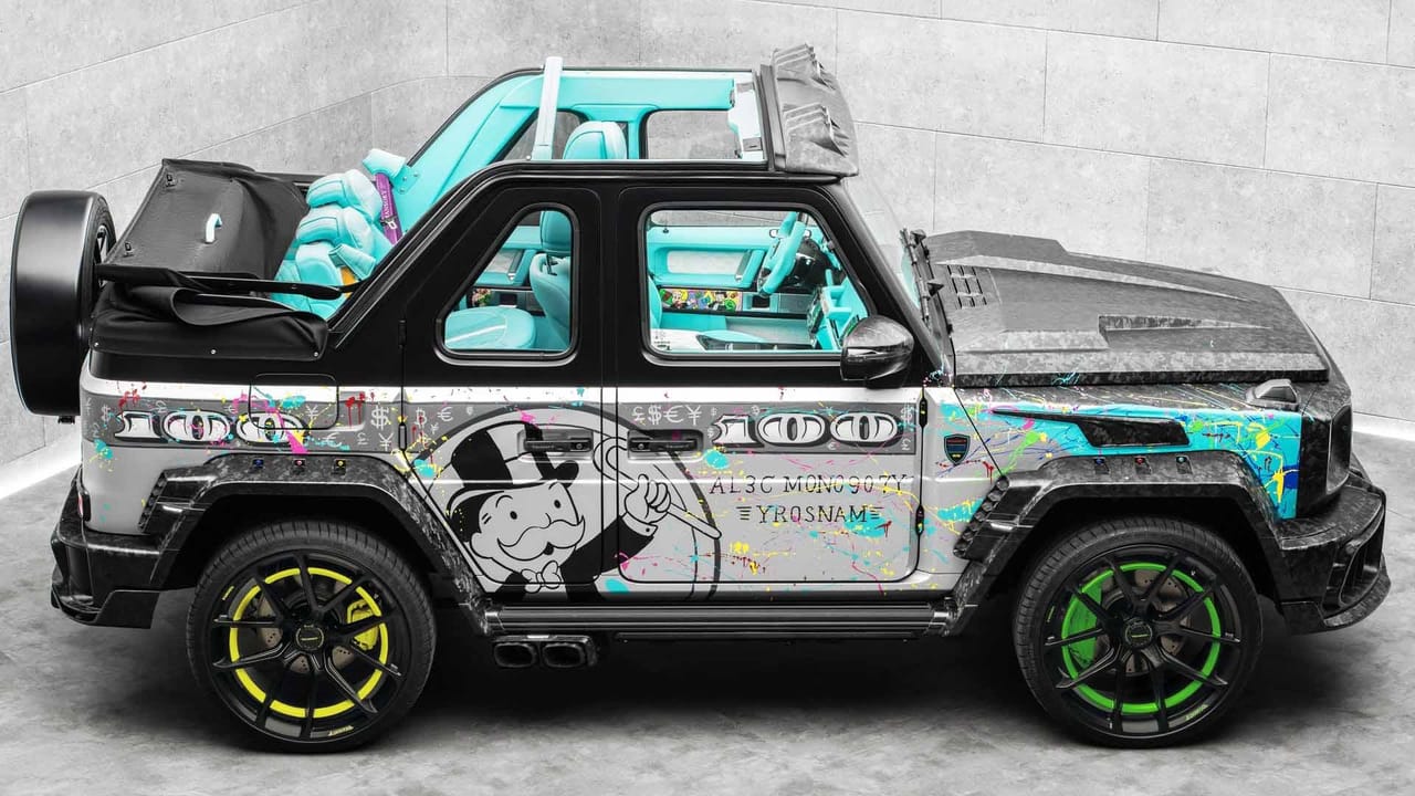 Monopoly-inspired convertible G-Wagen by Mansory