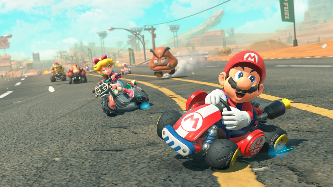 Mario Kart World game scene