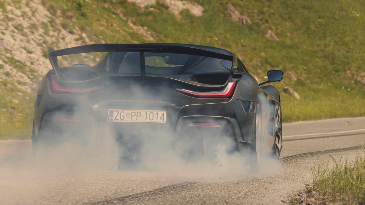 Rimac Nevera in action