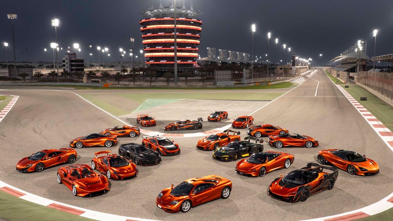 Stunning aerial view of McLarens