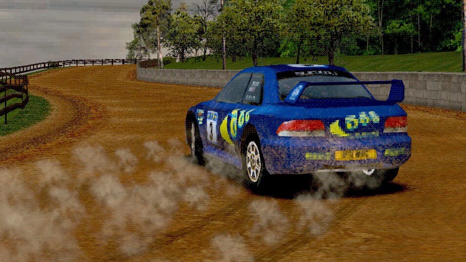 Old School Rally Game Screenshot