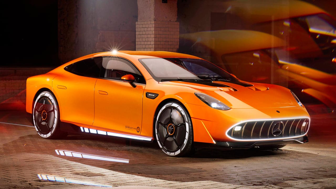 Hammer time: up close with the wild Mercedes AMG GT XX concept