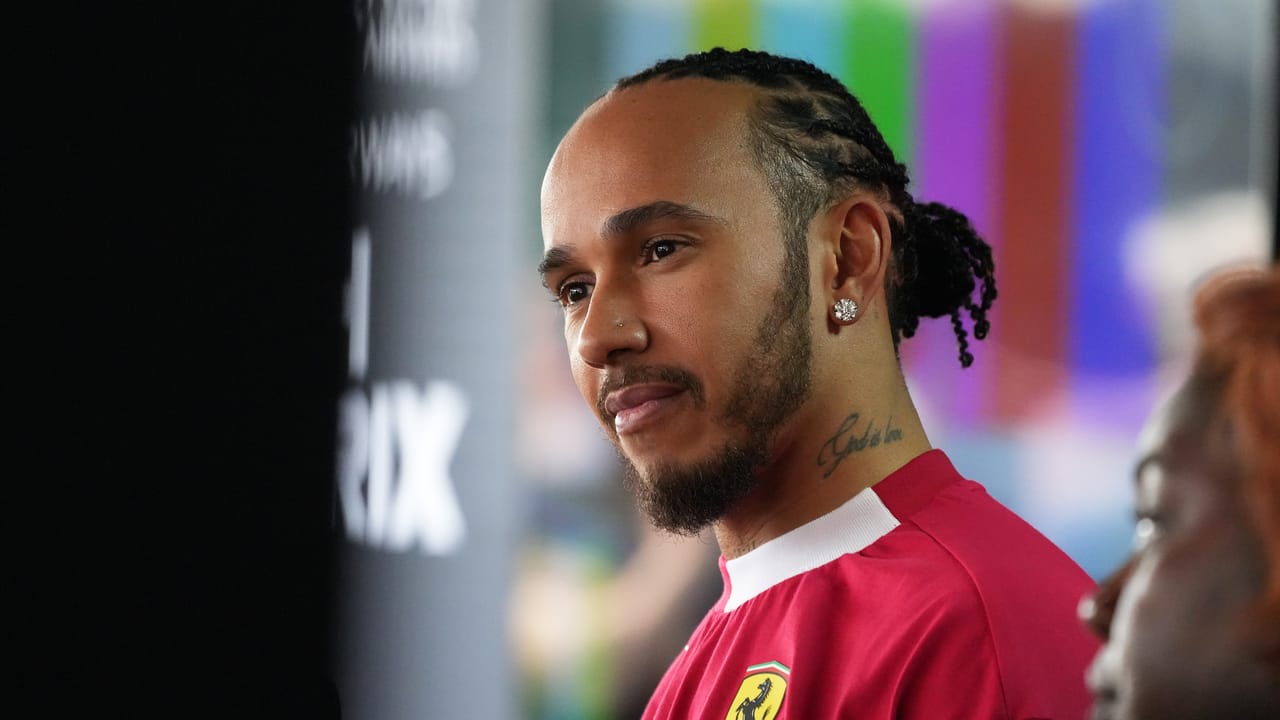 Lewis Hamilton discussing F1 movie sequel