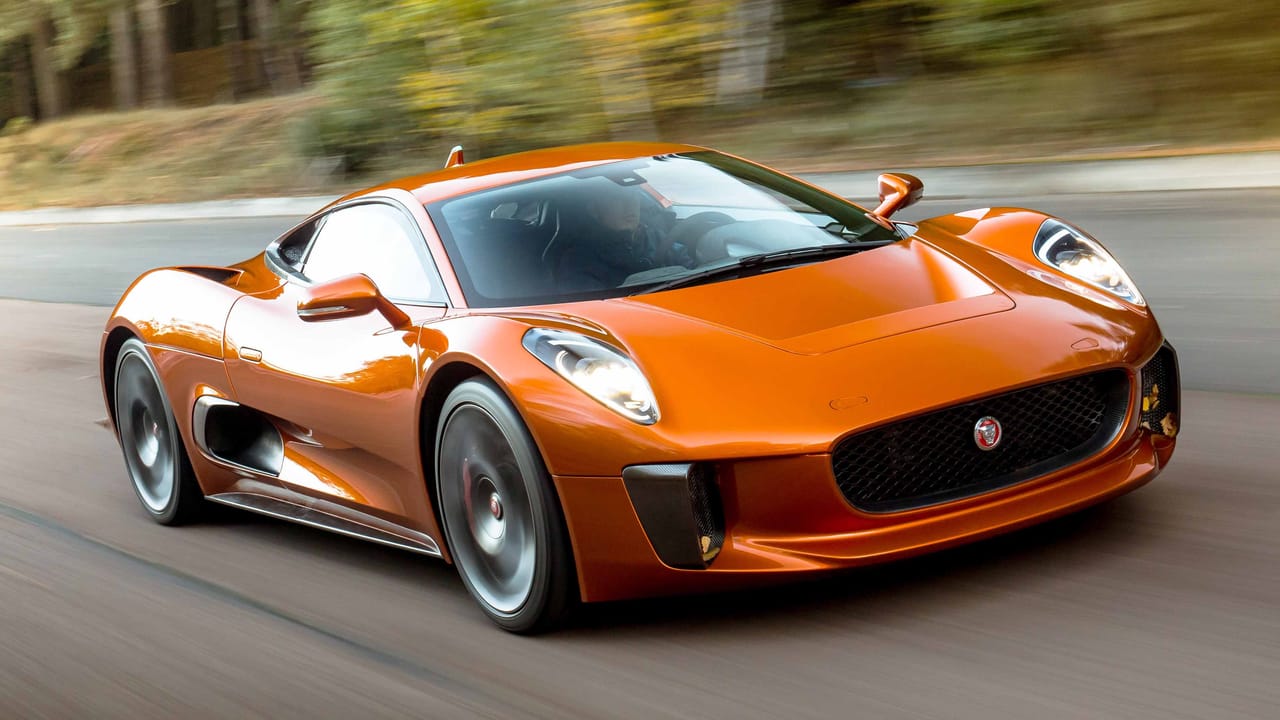 Jaguar C-X75 at London Concours Hypercar Display