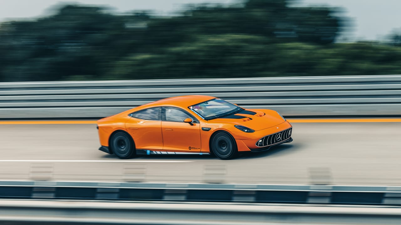 Mercedes AMG GT XX sets new EV record