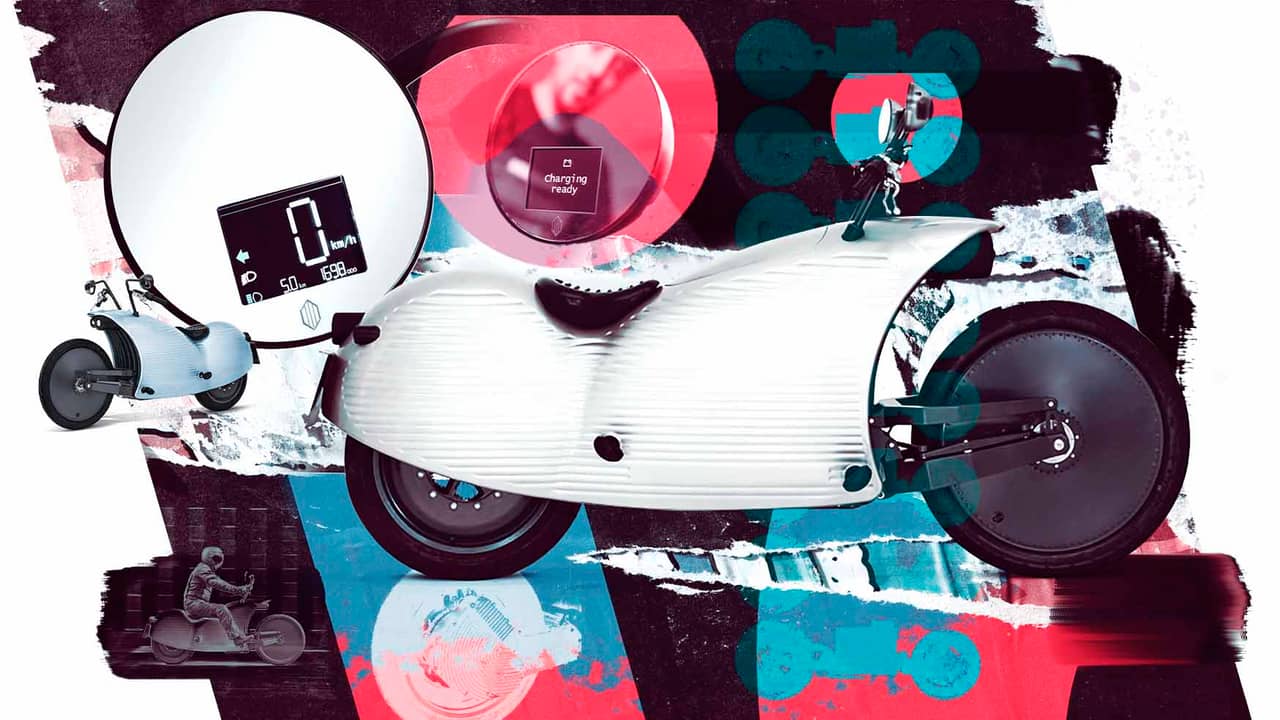 Johammer J1 electric motorcycle, known for its unusual design